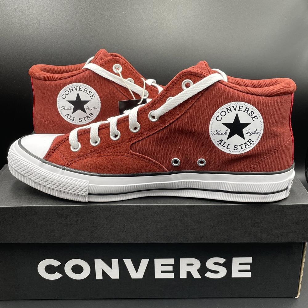 Converse CTAS Malden Street Mid Rottin Apple/White Mens Sz 10 Sneakers A13210F - Picture 7 of 8